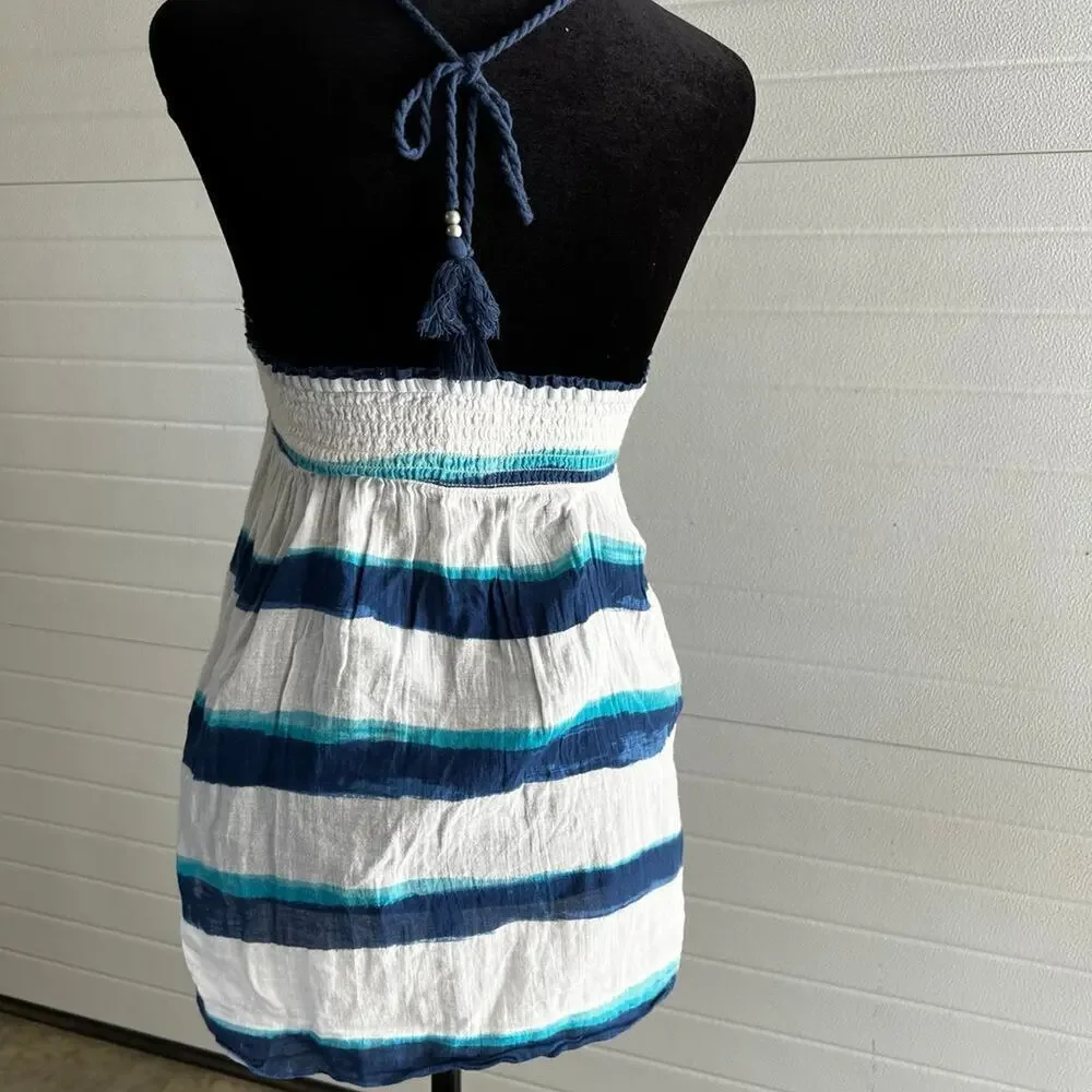 Gilly Hicks cami stripe halter style top, women's size M